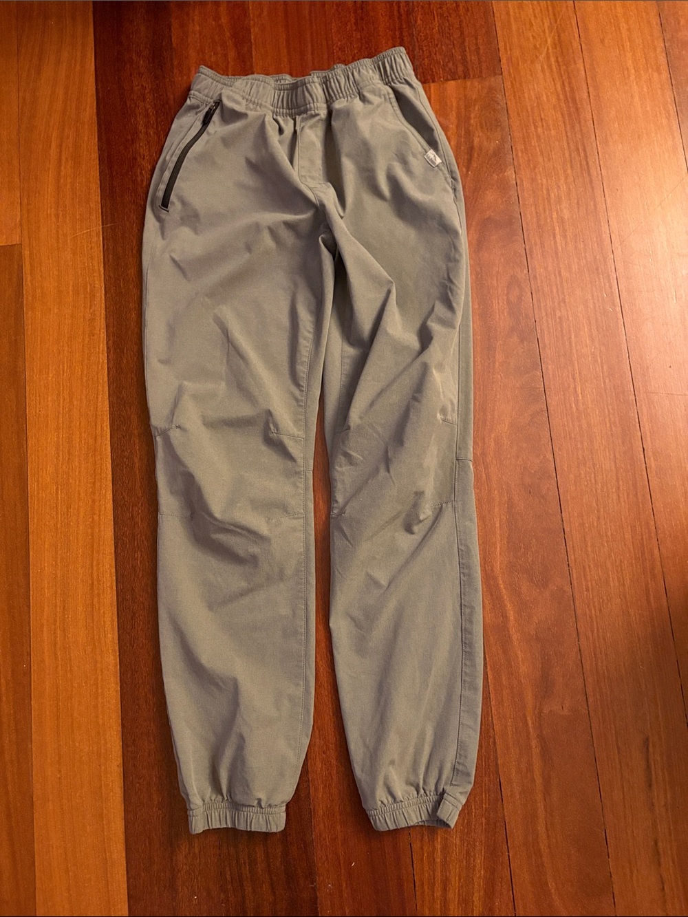 L.L. Bean Gray Boy's Athletic Jogger Pants - Stretch Performance